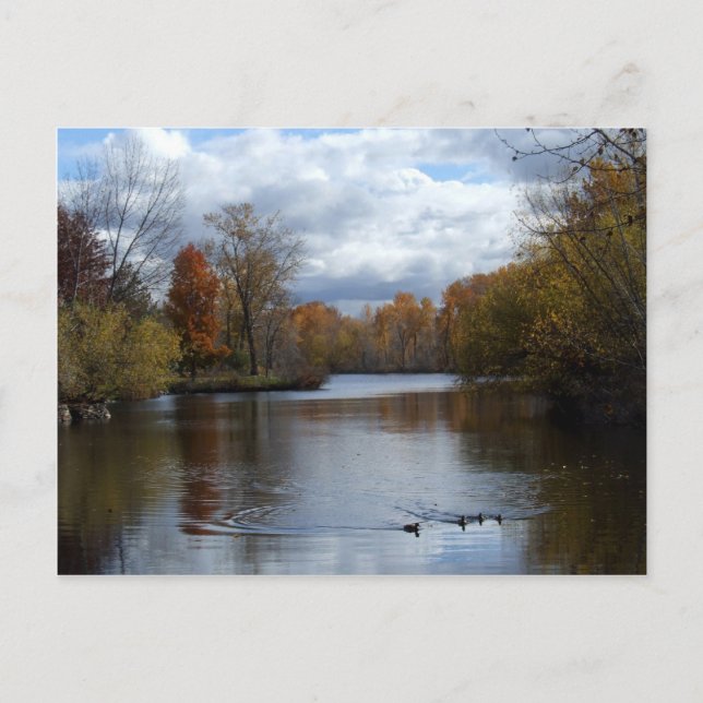 Boise Fall postcard (Front)