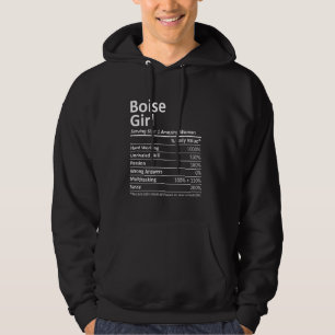 Boise Girl Id Idaho Funny City Home Roots Usa Hoodie