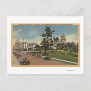 Boise, ID - View of Capital Park & Surrounding Postcard