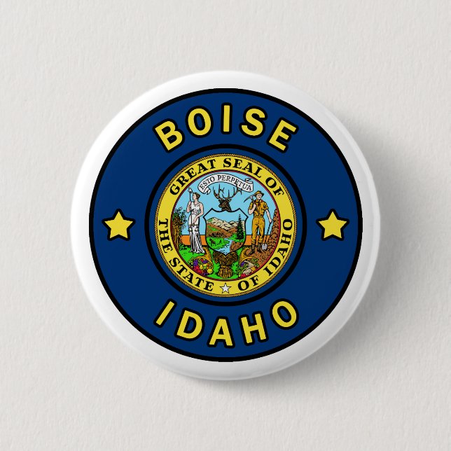 Boise Idaho 6 Cm Round Badge (Front)