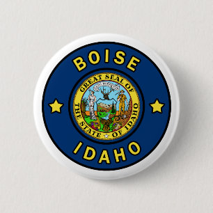 Boise Idaho 6 Cm Round Badge