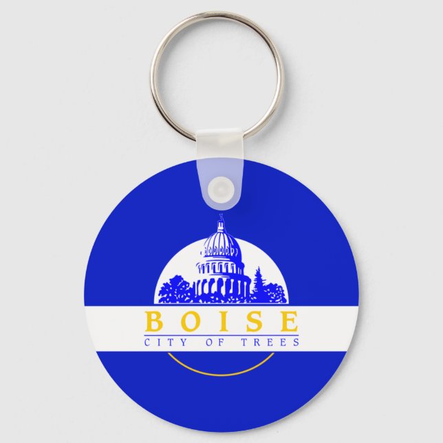 Boise (Idaho) (Arizona) City flag Keychain (Front)