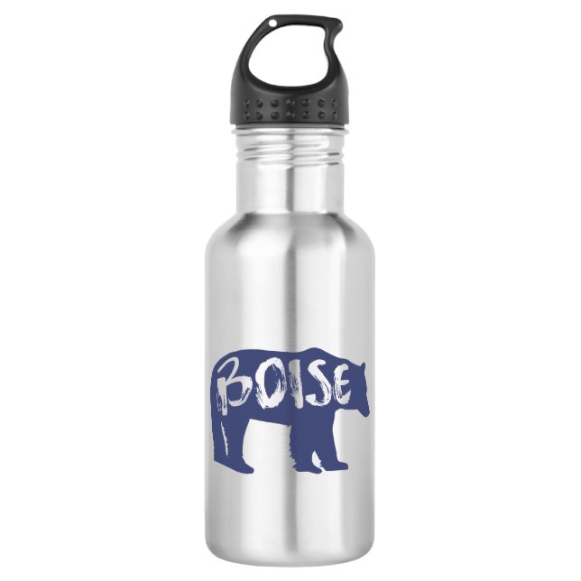 Boise Idaho Bear 532 Ml Water Bottle (Front)