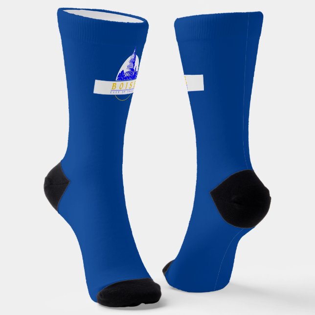 Boise (Idaho) city flag Socks (Angled)