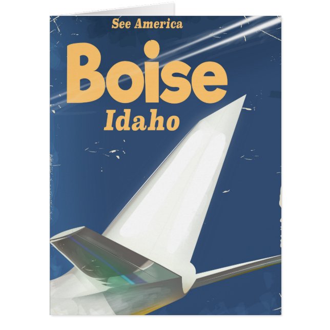 Boise Idaho flight poster (Front)