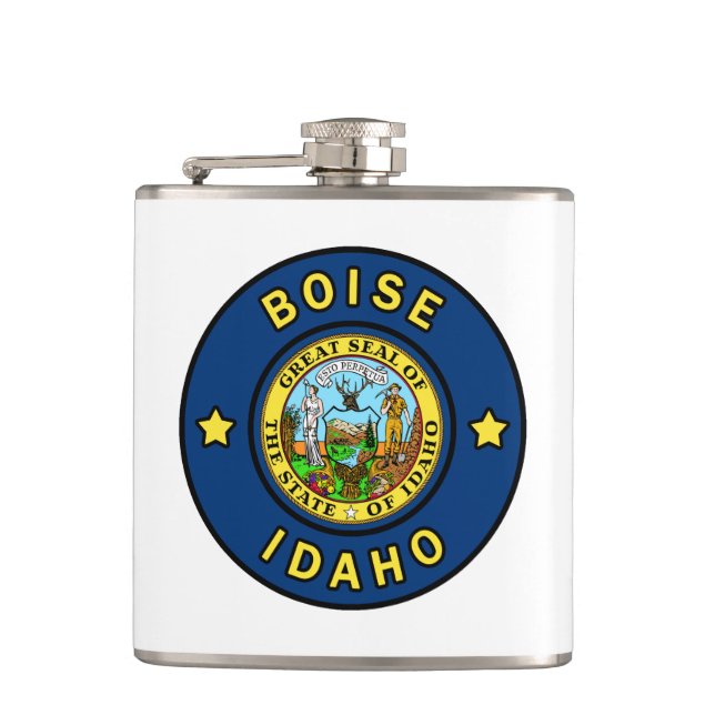 Boise Idaho Hip Flask (Front)