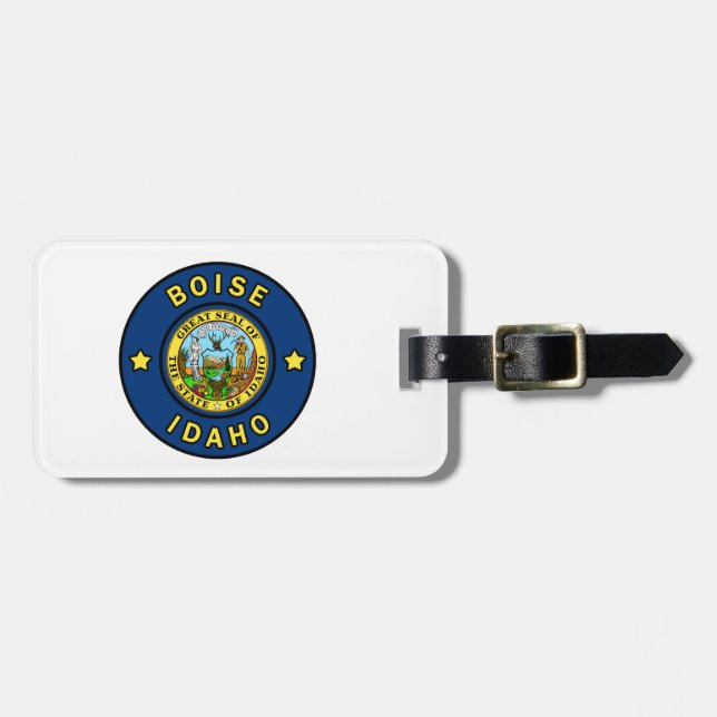 Boise Idaho Luggage Tag (Front Horizontal)