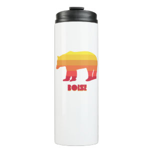 Boise Idaho Rainbow Bear Thermal Tumbler