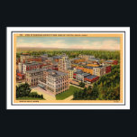 Boise Idaho Vintage Poster Print<br><div class="desc">Such a great colourful old image of downtown Boise,  Idaho.  Blown up,  it makes a terrific poster print for any western decor. We formatted it on a 16 x 24 paper to fit a standard frame.</div>