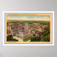 Boise Idaho Vintage Poster Print