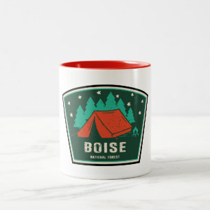 Boise National Forest Camping Two-Tone Coffee Mug