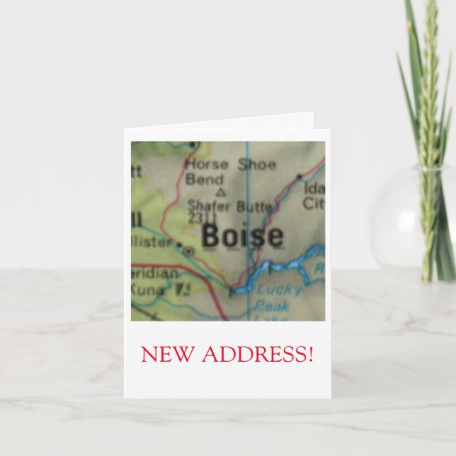 Boise New Address announcement (Front)