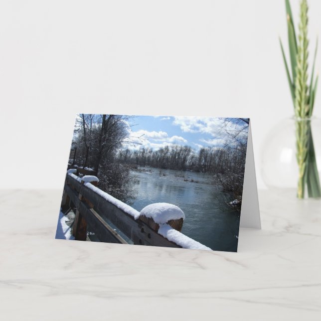 Boise River Bridge Card (Front)