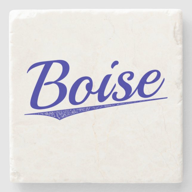 Boise Stone Coaster (Front)