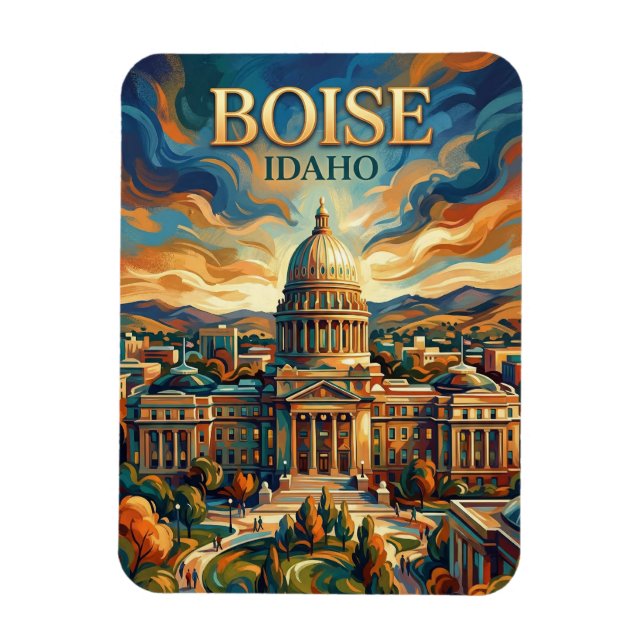 Boise USA Magnet (Vertical)