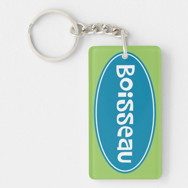 Boisseau Personalised Key Ring (Front)