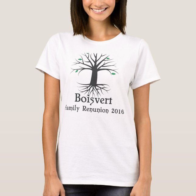 Boisvert Reunion 2016 T-Shirt (Front)