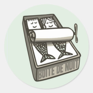 Boite Classic Round Sticker