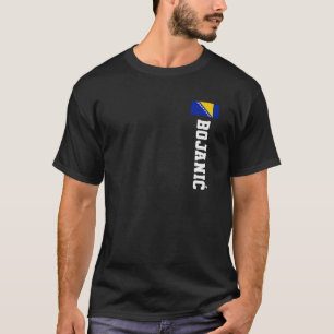 Bojanic Bosnia Flag Last Name Coat Of Arm Emblem C T-Shirt