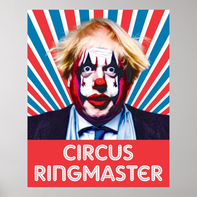 Bojo the Clown Tory Circus Ringmaster Poster (Front)