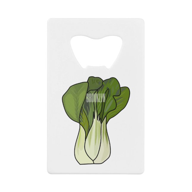 Bok choy cartoon illustration  (Front)