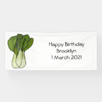 Bok choy cartoon illustration