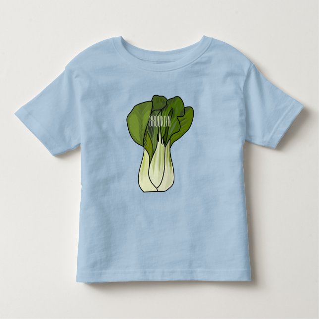 Bok choy cartoon illustration  toddler T-Shirt (Front)