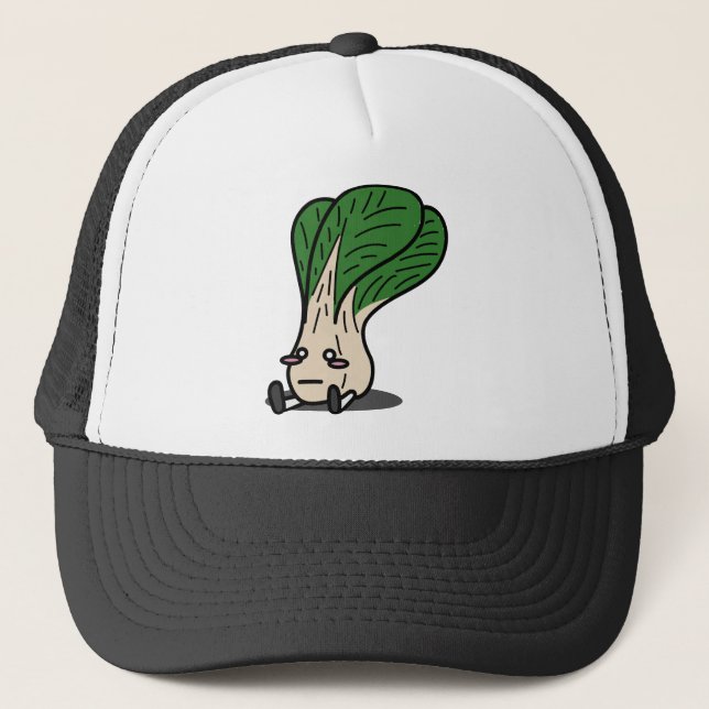 Bok Choy Dude Trucker Hat (Front)