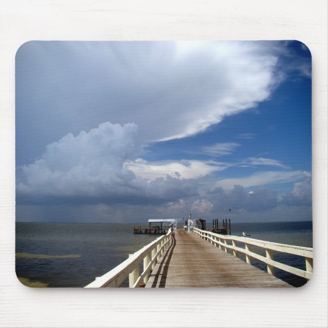 Bokeelia Fishing Pier Mousepad (Front)