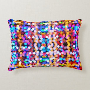 Bokeh abstract background blur decorative cushion