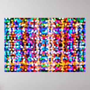 Bokeh abstract background blur poster