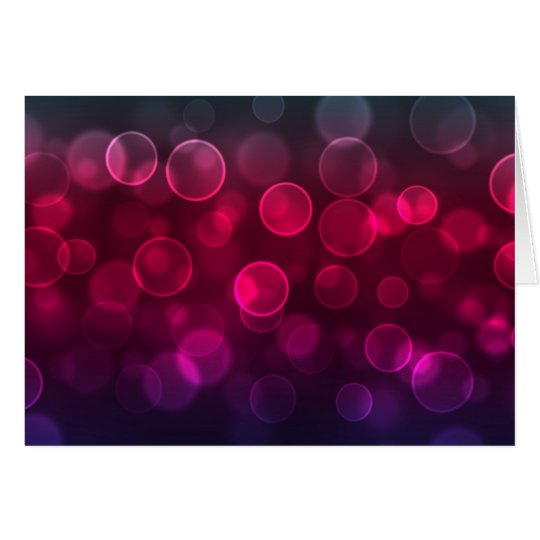 Bokeh Art Card
