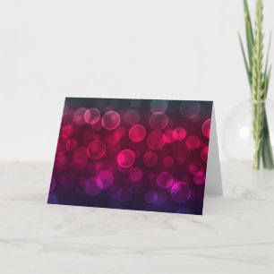 Bokeh Art Holiday Card