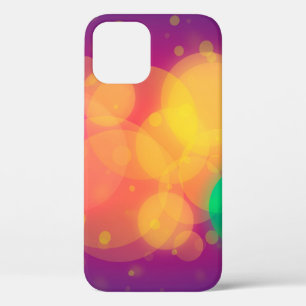 Bokeh background texture colourful iPhone 12 case