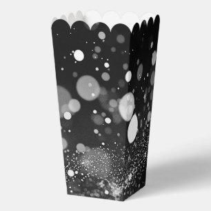 Bokeh Blizzard Background - Grey Favour Box