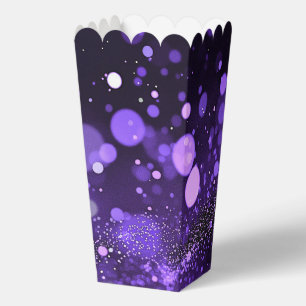 Bokeh Blizzard Background - Purple Favour Box