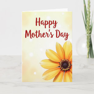 Bokeh Bloom Mothers Day Card