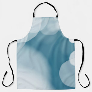 Bokeh blue background lens flare apron