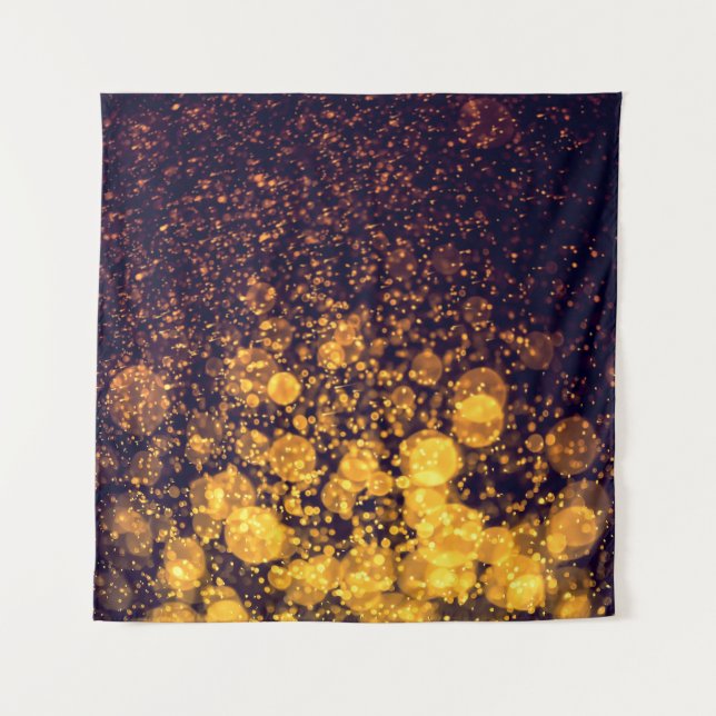 Bokeh Brilliance: Abstract Light Play Tapestry (Front)