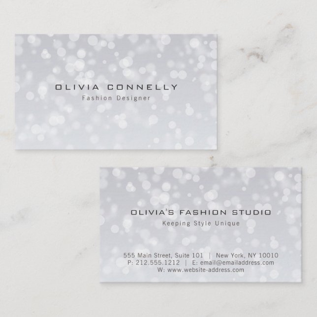 Bokeh  business card (Front/Back)