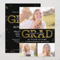 Bokeh Collage EDITABLE COLOR Graduation