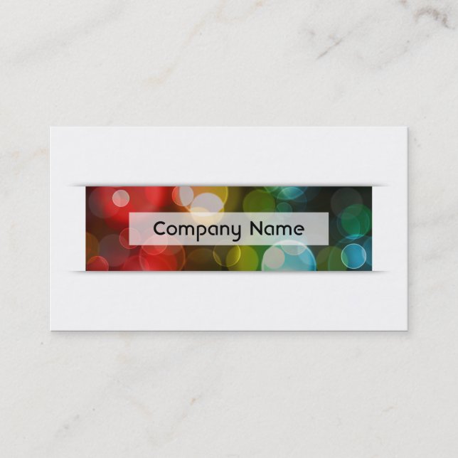 bokeh customer appreciation loyalty card (Front)