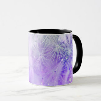 Bokeh Dandelion - Purple  Mug