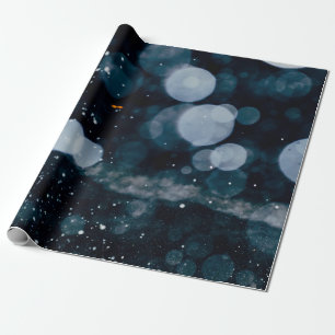 Bokeh effects wallpaper wrapping paper