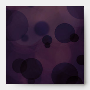 Bokeh Glam Purple & Gold Invitation Envelopes