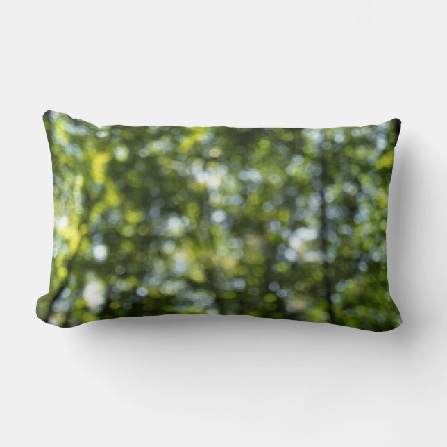Bokeh in Spring Lumbar Cushion (Front)