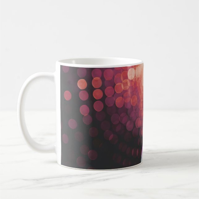 Bokeh light photography coffee mug (Left)