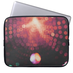 Bokeh light photography laptop sleeve
