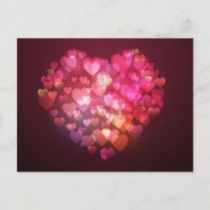 Bokeh-Lights-Heart-Shape-Vector-Background BOKEH L Postcard
