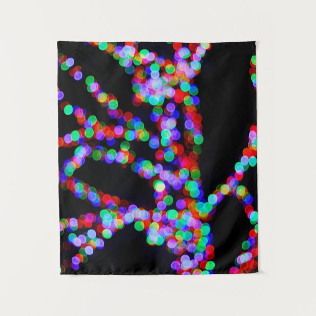 Bokeh lights tapestry (Front)